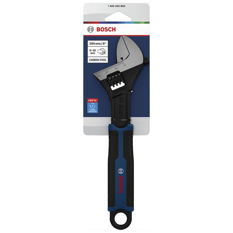 Chave Inglesa Ajustável Fosfatizada 8'' (1600A03B66) - Bosch Pro
