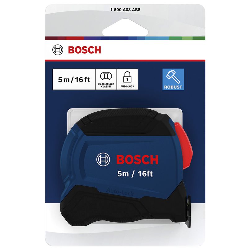 Trena Autolock 5m / 16ft (1600A03AB8) - Bosch Pro