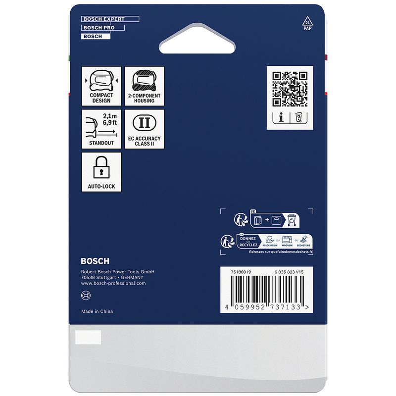 Trena Autolock 5m / 16ft (1600A03AB8) - Bosch Pro
