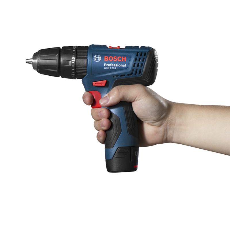 Parafusadeira Furadeira Impacto a bateria Bosch GSB 120-LI 12V SB