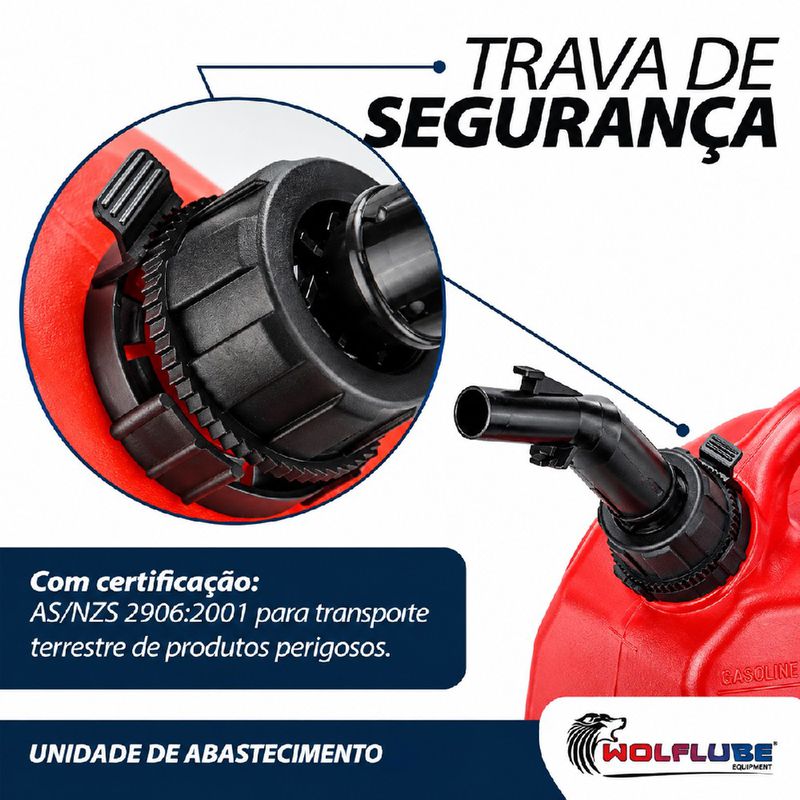 Cortador de Grama a Combustão CC50M + Galão Para Abastecimento Manual 10L - Tramontina
