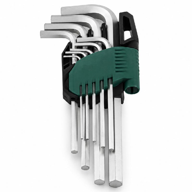 Jogo de Chaves Hexagonais Longas 1,5 a 10mm (ST09107ASJ) - Sata