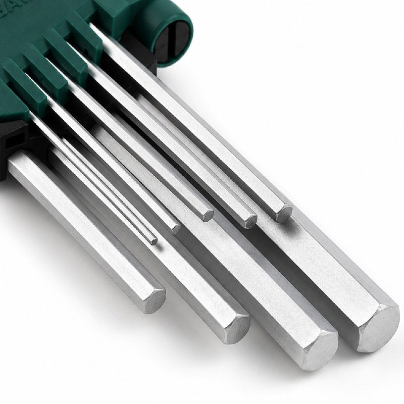 Jogo de Chaves Hexagonais Longas 1,5 a 10mm (ST09107ASJ) - Sata