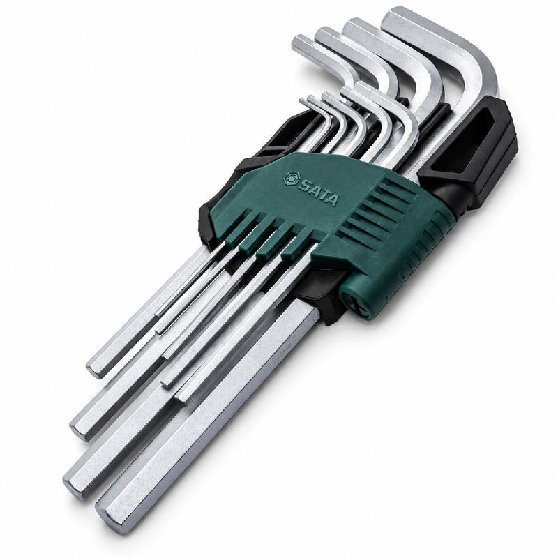 Jogo de Chaves Hexagonais Longas 1,5 a 10mm (ST09107ASJ) - Sata