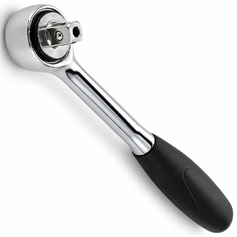 Chave de Catraca Com Cabeça Redonda 1/2'' (ST13901SC) - Sata