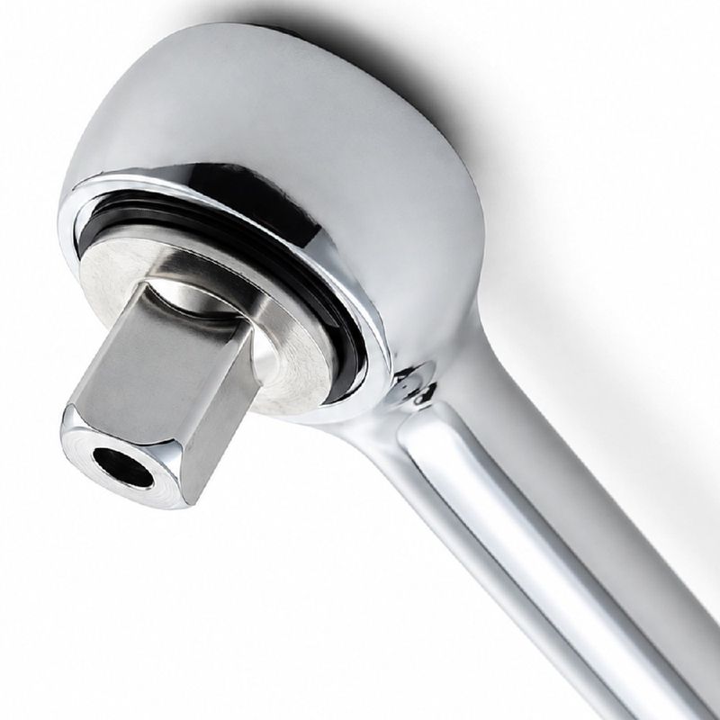 Chave de Catraca Com Cabeça Redonda 1/2'' (ST13901SC) - Sata