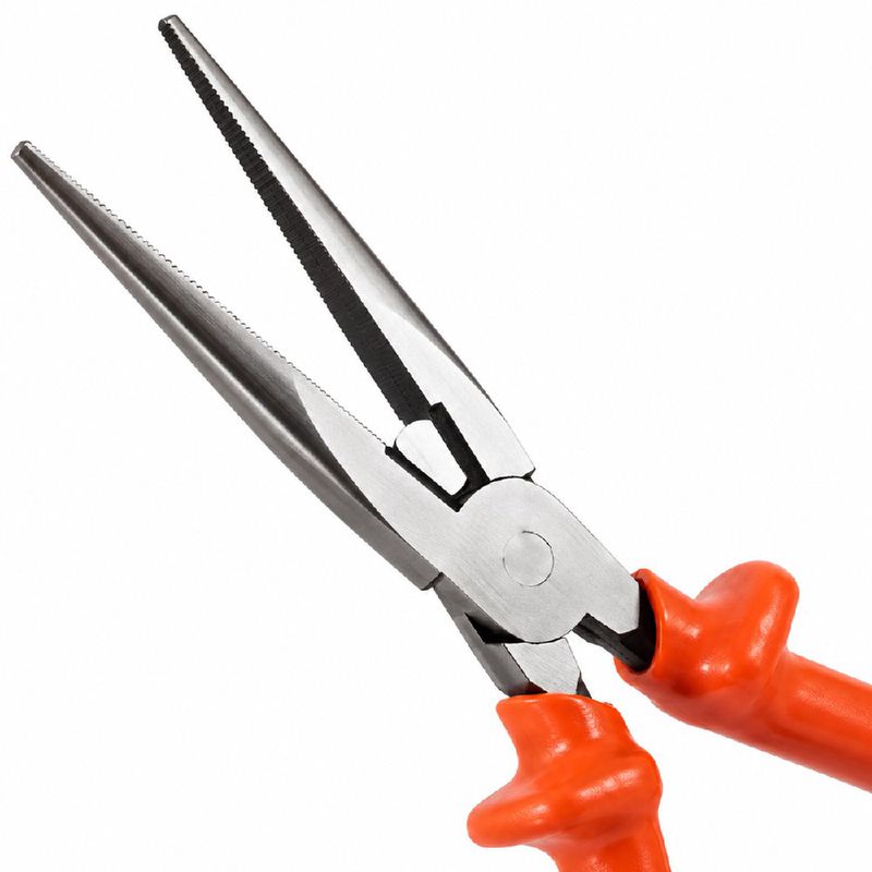 Alicate Bico Meia Cana Longo Com Corte 7.1/2'' (ST72710G) - Sata