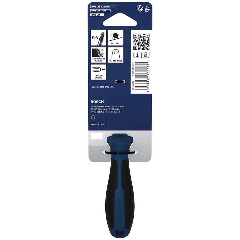 Chave de Fenda Torx Com Cabo Reto T10 x 3'' (1600A039TA) - Bosch Pro