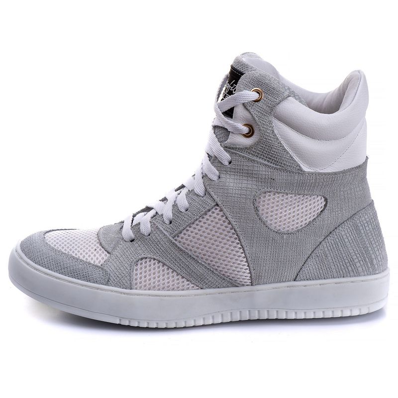 Tênis Sneaker Unissex Couro Legitimo Branco Calçad... - Sapato de Fábrica