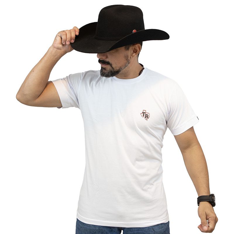 Camiseta Branca Logo Pequen... - TEXAS RANGERS