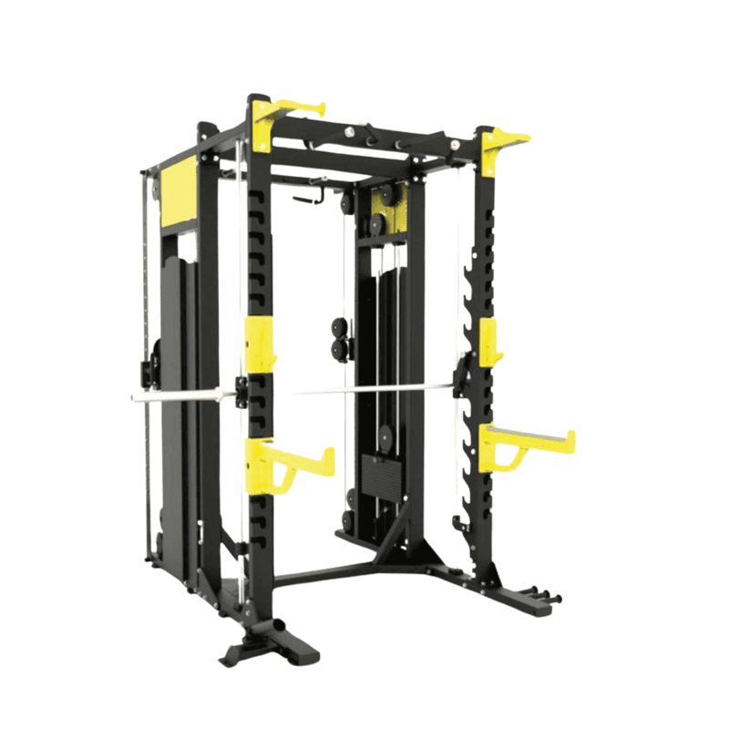 Crossover + Gaiola para Agachamento + Smith Platin... - WTM Fitness