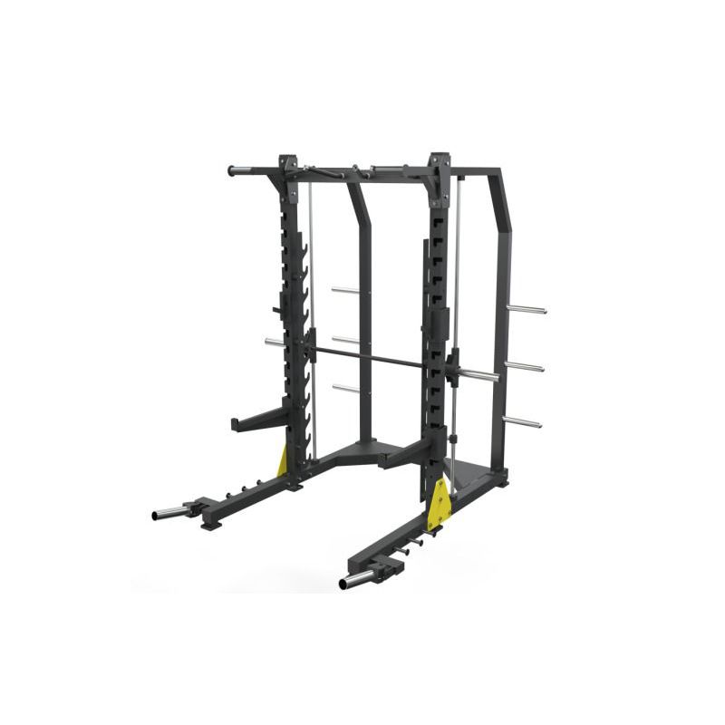 Suporte para Agachamento + Agachamento Smith Plati... - WTM Fitness