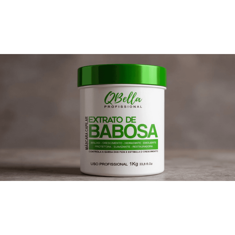 Máscara Extrato de Babosa QBella profissional 1KG