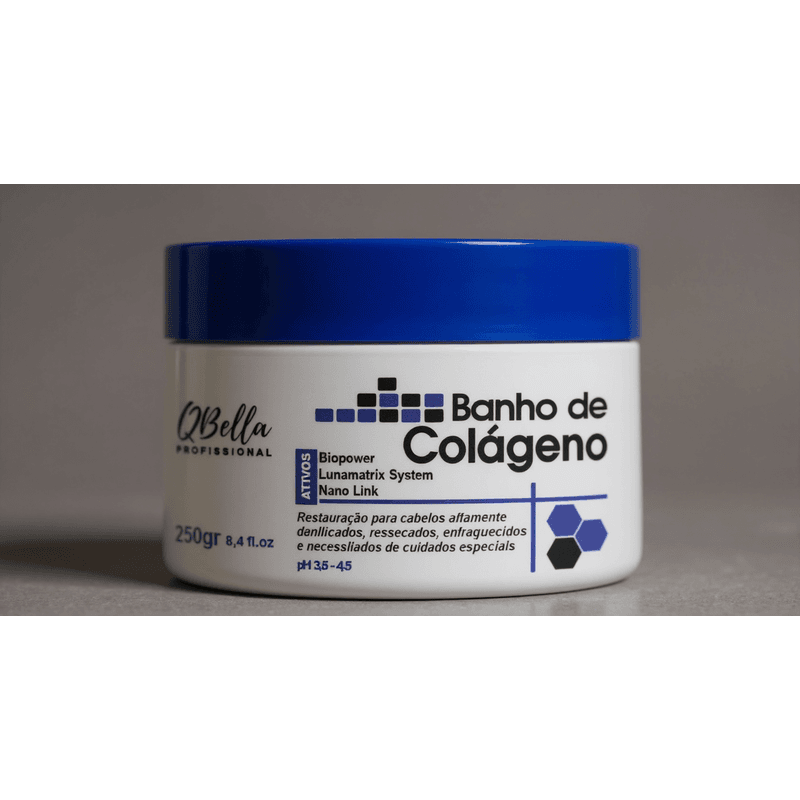 Banho de Colageno QBella Profissiol 250GR