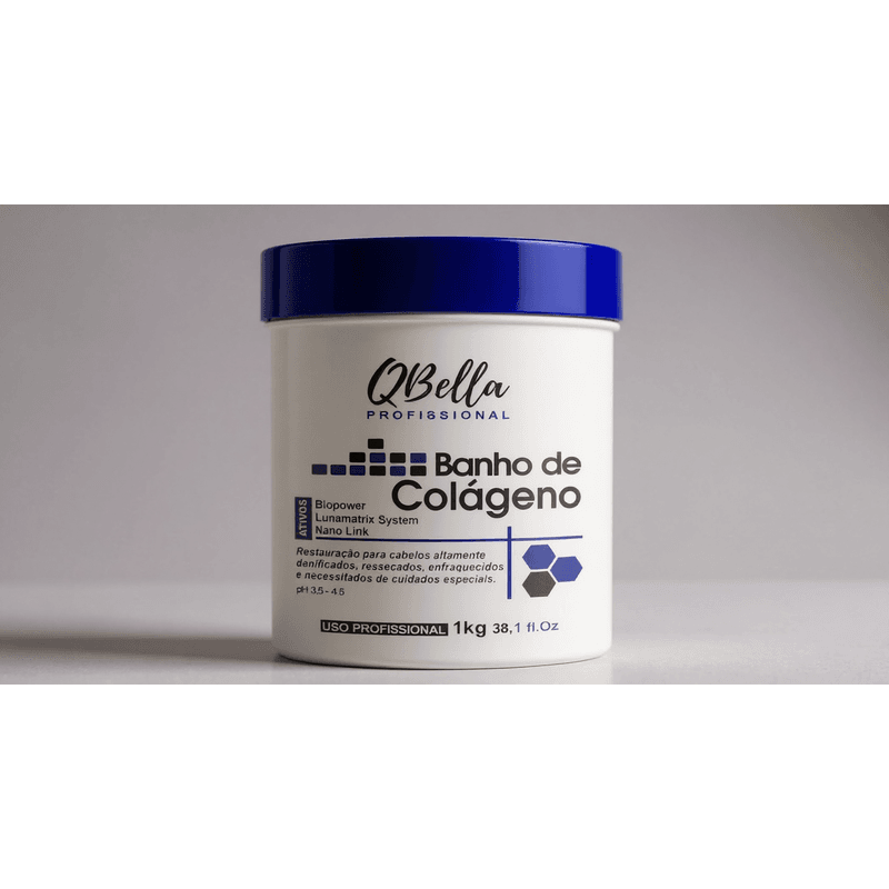 Banho de Colageno QBella Profissiol 1kg