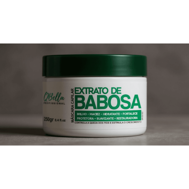 Máscara Extrato de Babosa QBella profissional 250gr