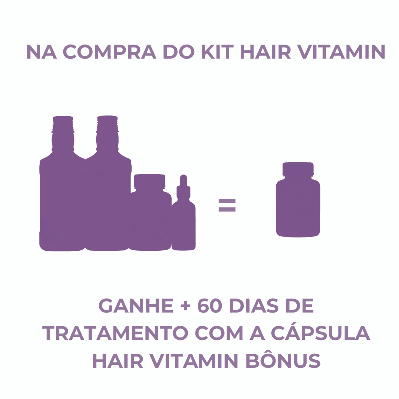 Compre um KIT Hair Vitamin e Ganhe mais 60 dias de... - BELABERE