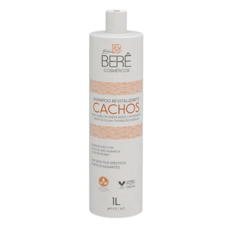 Shampoo Cachos Macadamia 1L - 1997 - BELABERE