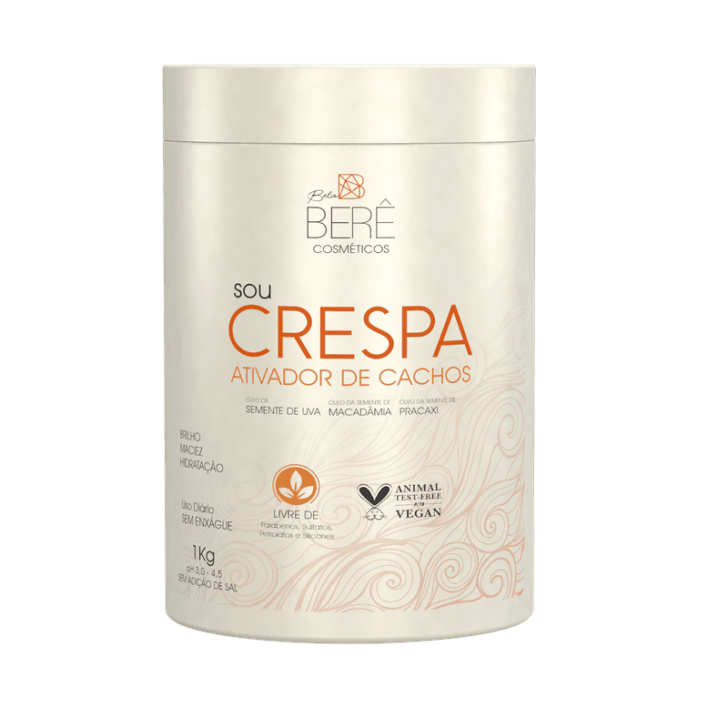 Ativador de cachos Sou Crespa 1kg - BELABERE