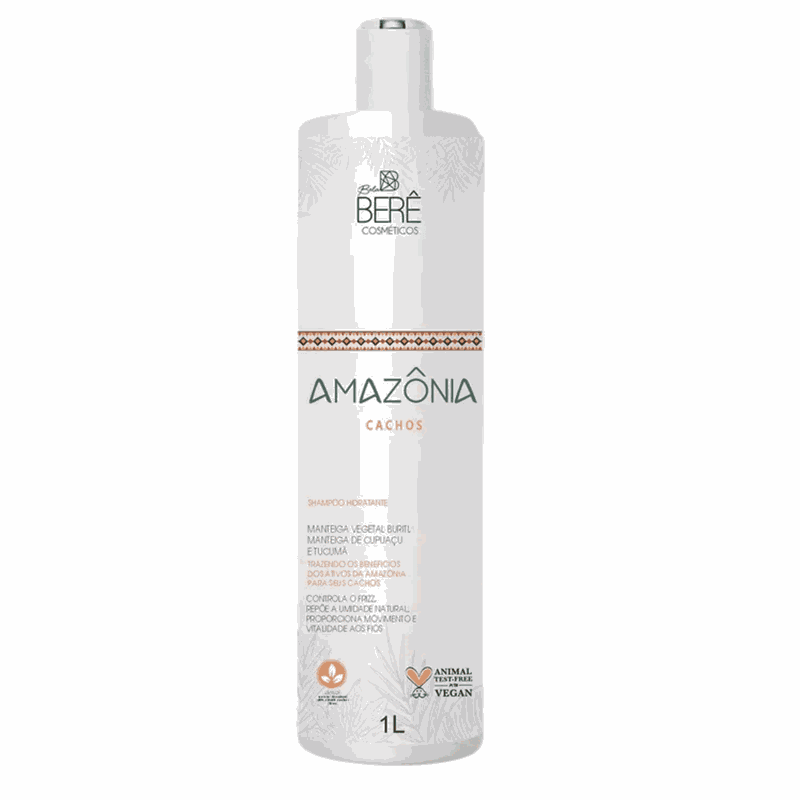 Shampoo Cachos da Amazônia 1 Litro - 8081 - BELABERE