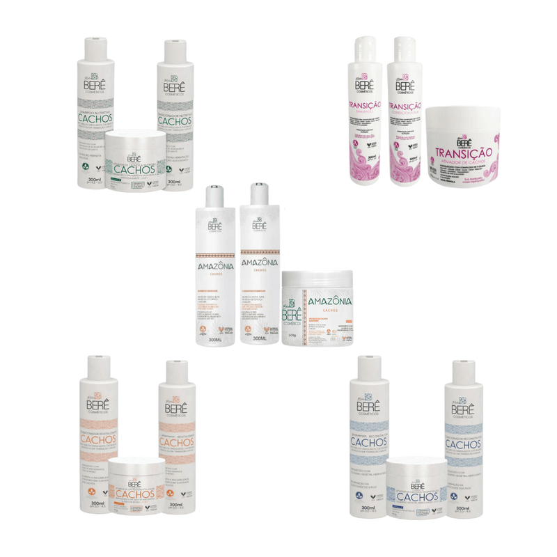 10 Kits Home Care (Shampoo e Condicionador de 300m... - BELABERE
