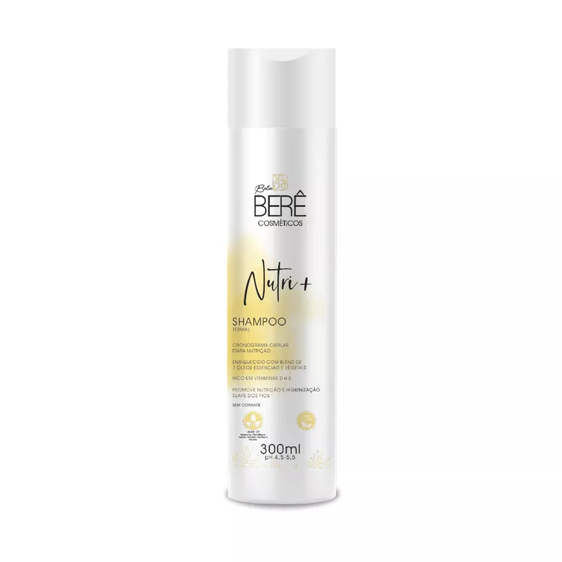 Shampoo Nutri+ Cronograma Etapa Nutrição - BELABERE