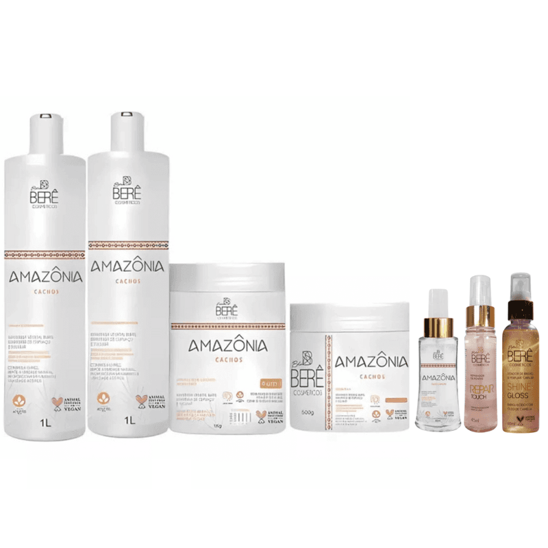 Kit Cachos da Amazônia GRÁTIS REPAIR TOUCH E SHINE... - BELABERE