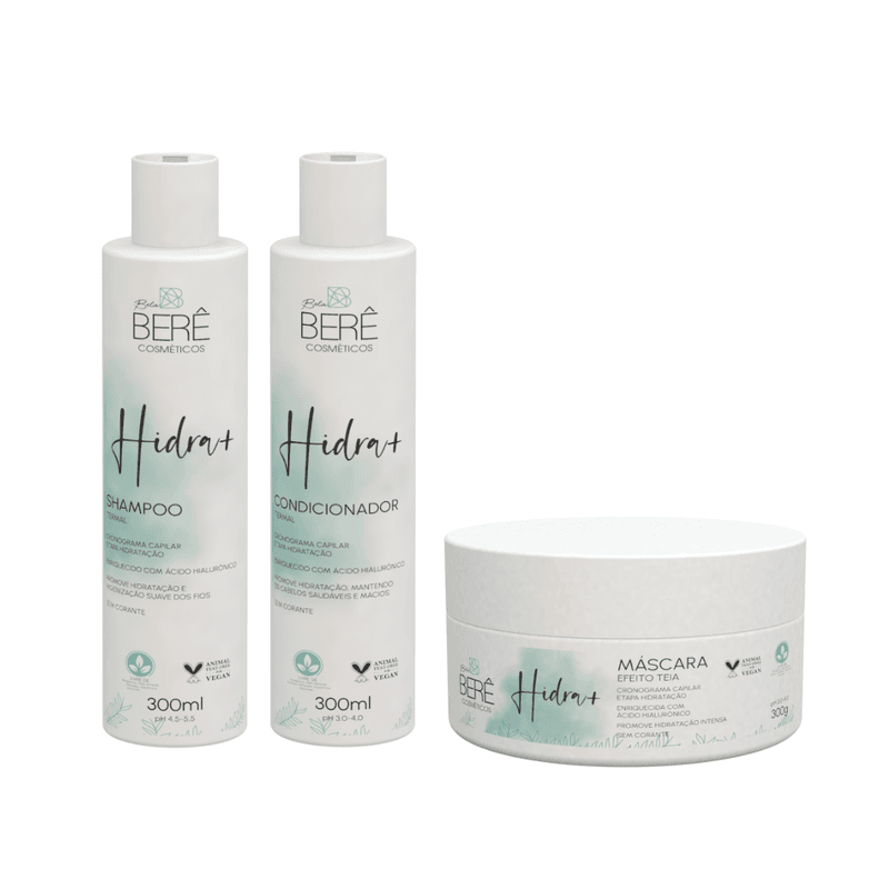 KIT Hidra+ Cronograma Etapa Hidratação - BELABERE