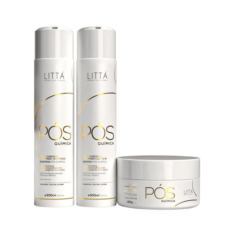 Kit Pós Química - Littá Profissional 300ml - BELABERE