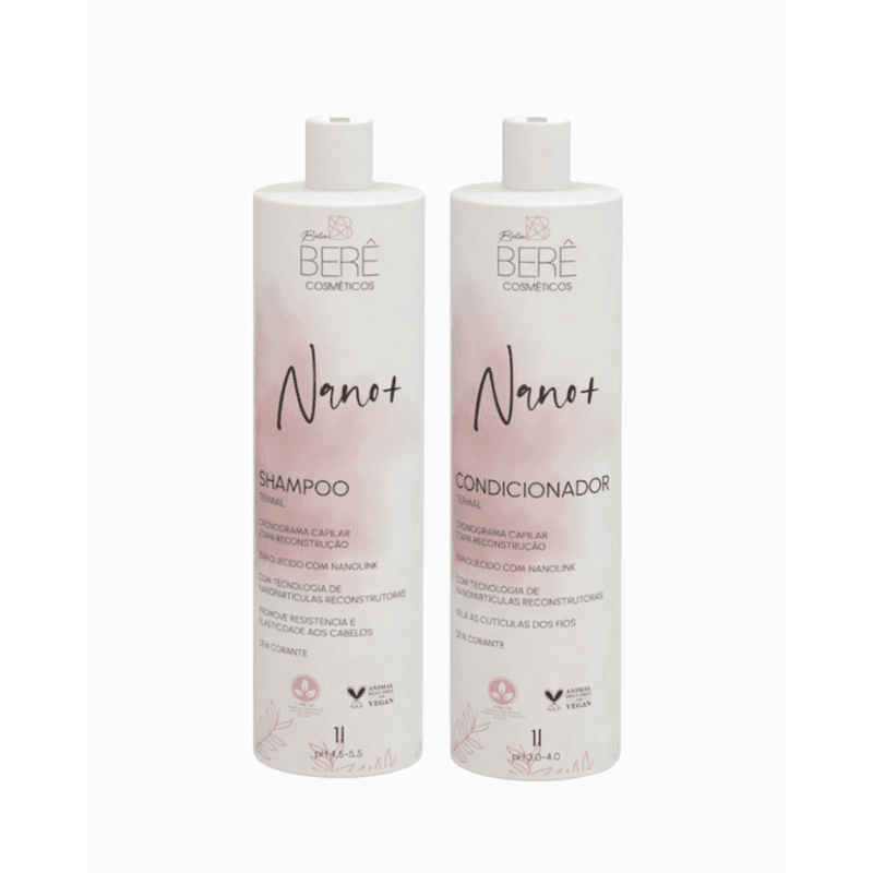 Kit Shampoo e Condicionar Nano+ 1L - BELABERE