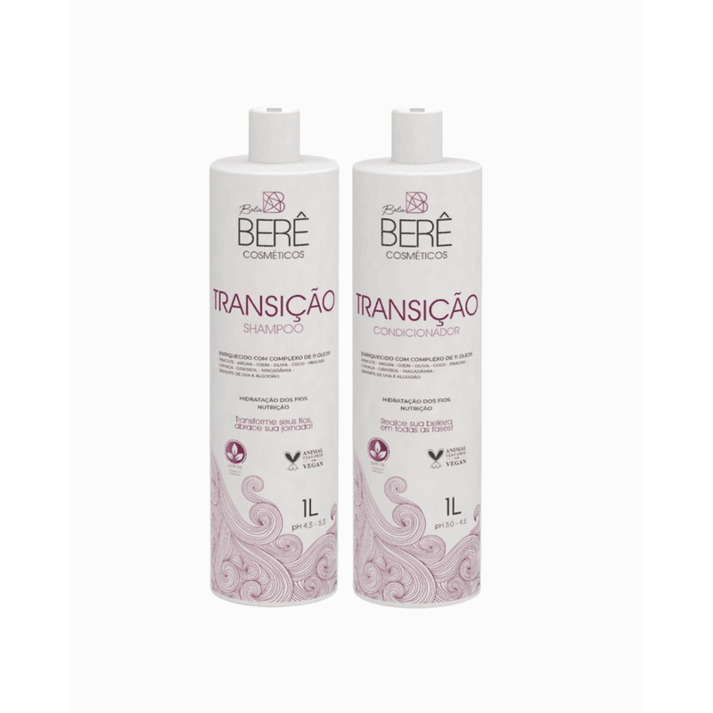 Kit Shampoo e Condicionar Transição 1L - BELABERE