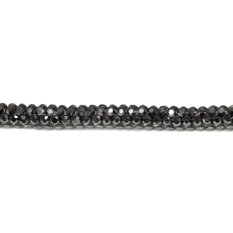 Cordão de Strass Bee 360º (4mm) - Hematite Grafite