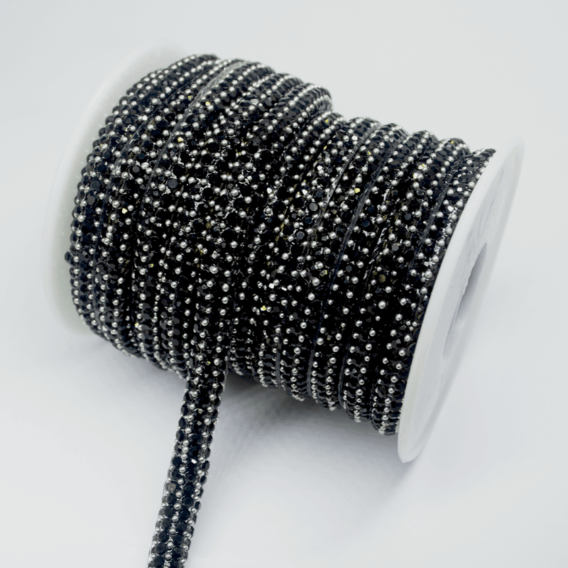 Cordão Infinity 0,6cm - Jet, Base Silicone