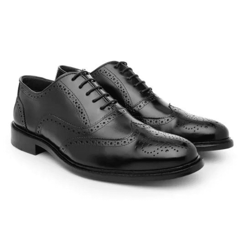 Sapato Social Masculino Oxford Brogue CNS MCH001 Preto
