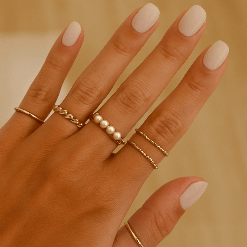 Anel Pipa- banho ouro 18k