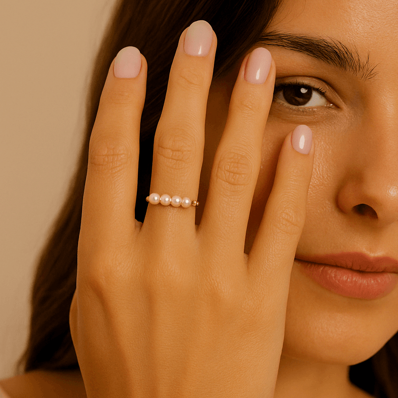 Anel Pipa- banho ouro 18k