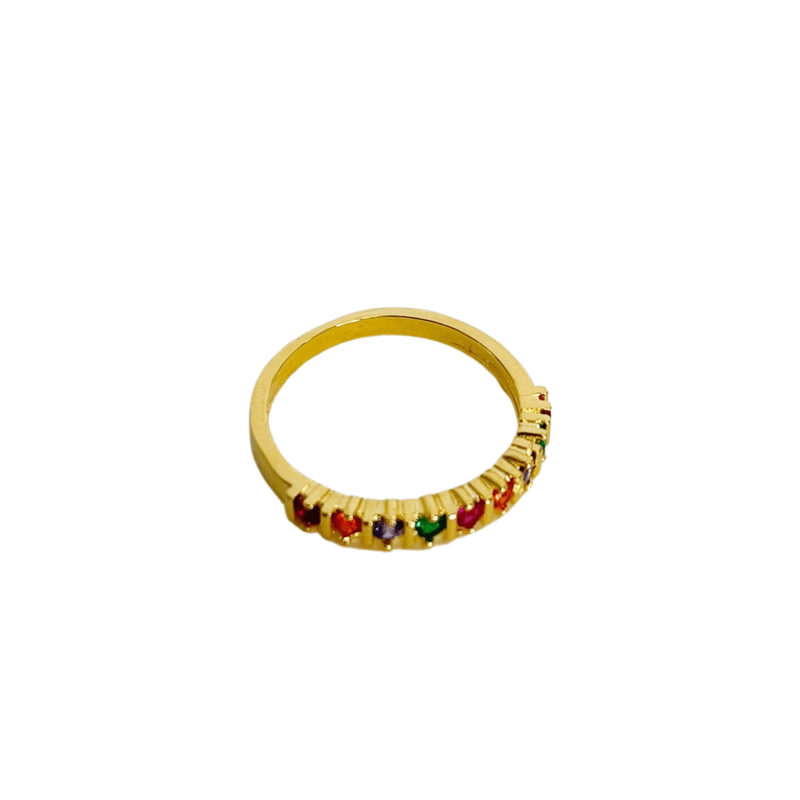 Anel Aparador Color- banho ouro 18k