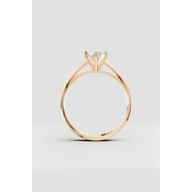 Solitário Amoris 2 em Ouro 18k