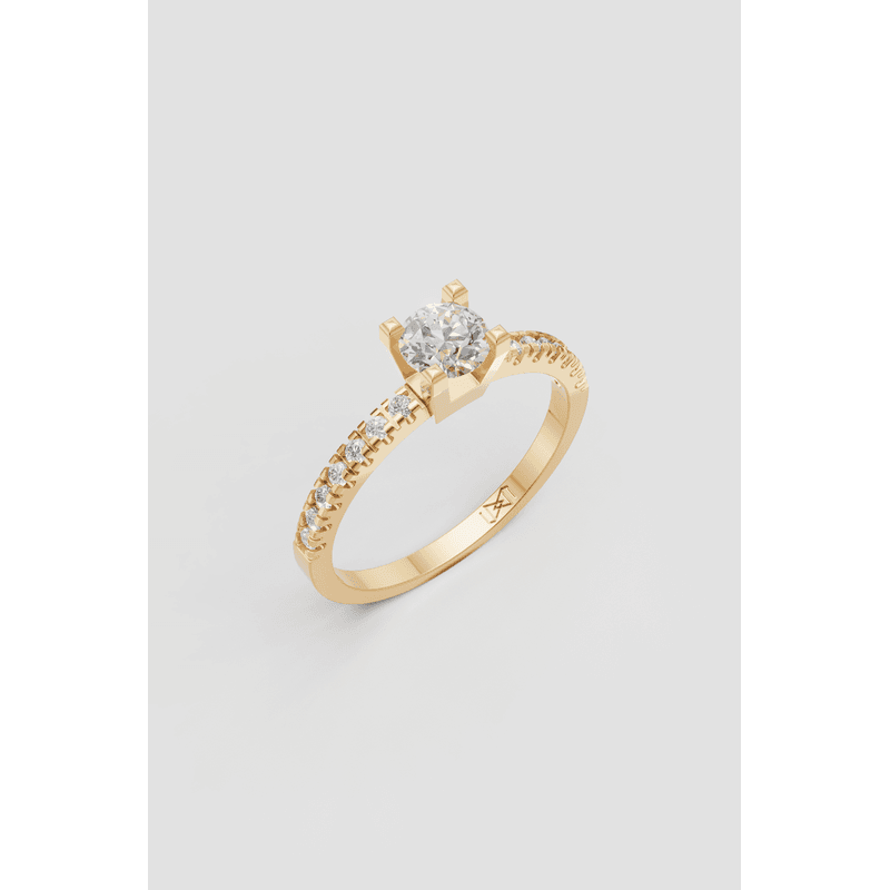 Solitário Amoris 3 em Ouro 18k 