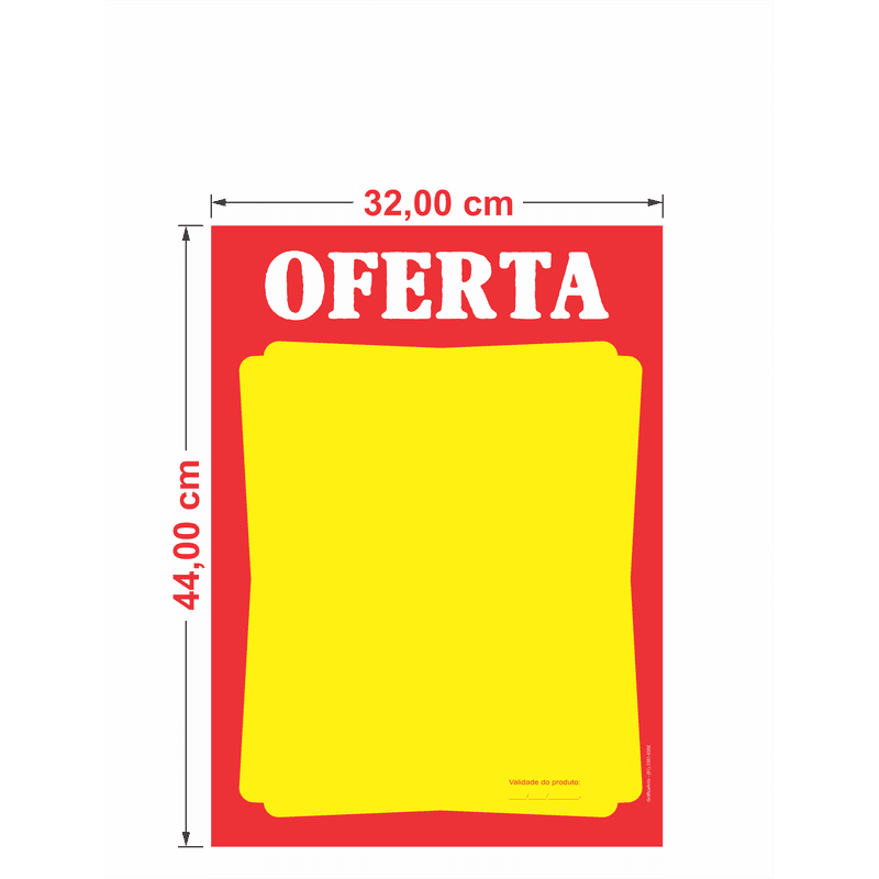 Cartaz Oferta - 32x44 cm