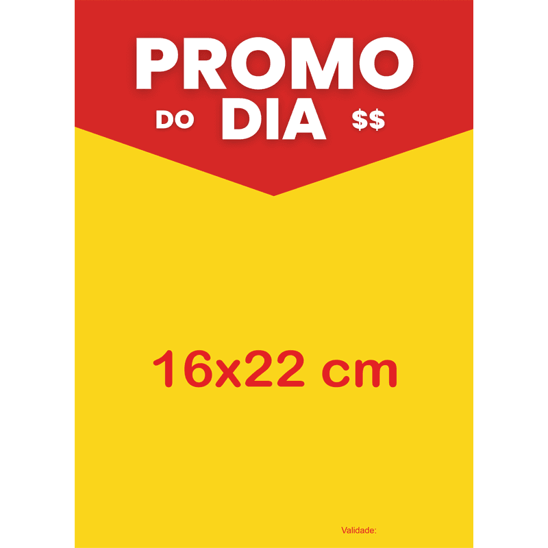 Cartaz Promo do dia 