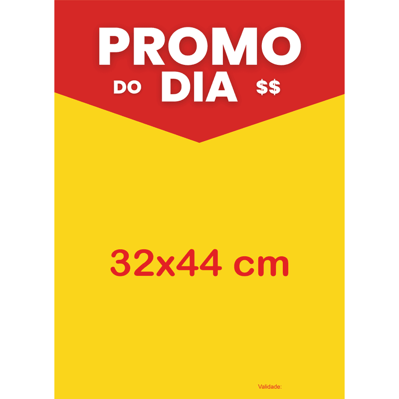 Cartaz Promo do dia 32x44
