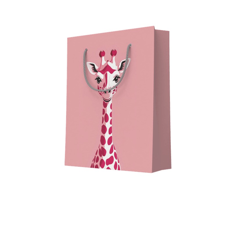 Sacola Girafa rosa