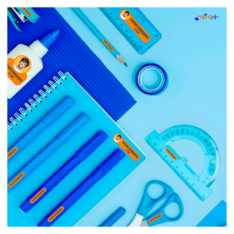 kit etiqueta com foto