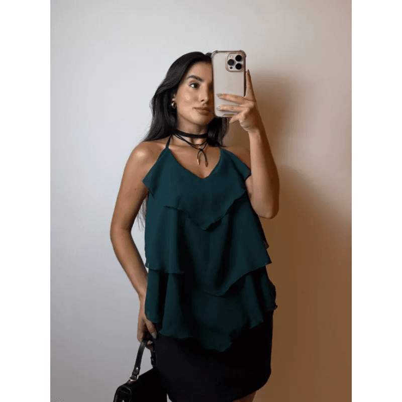 BLUSA MONICA VERDE