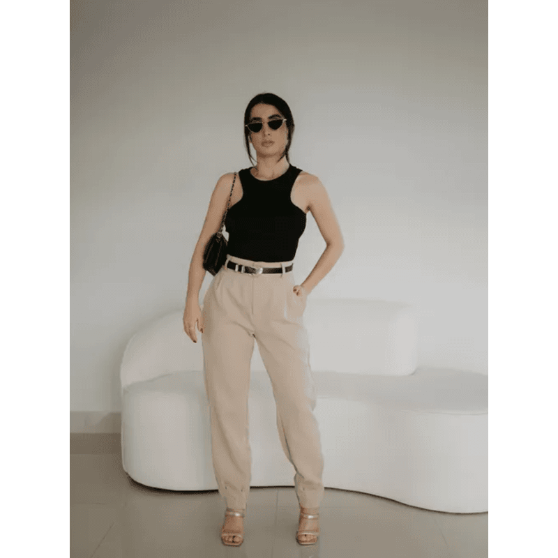CALÇA ALFAIATARIA CORTE CENOURA