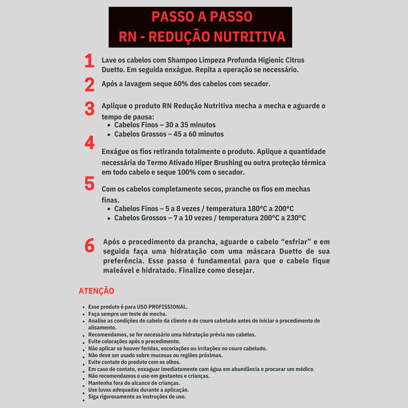 Redutor de Volume RN Duetto Professional 1000ml