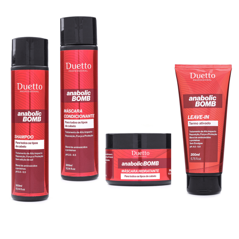 Kit Home Care Anabolic Bomb Duetto Professional 280g 