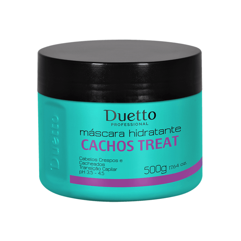 Máscara Hidratante Cachos Treat Duetto 500g