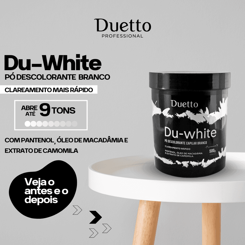 Pó Descolorante Du-White 500gr 